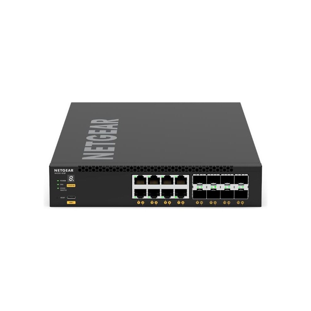 Netgear NETGEAR M4350 Series M4350-8X8F - switch - 16 portar - Administrerad - rackmonterbar