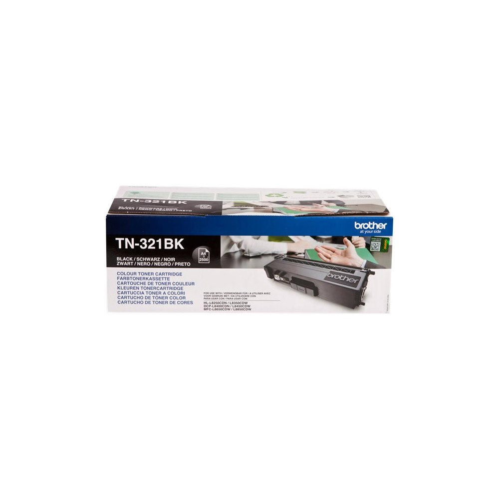 Brother Brother TN321BK - svart - original - tonerkassett