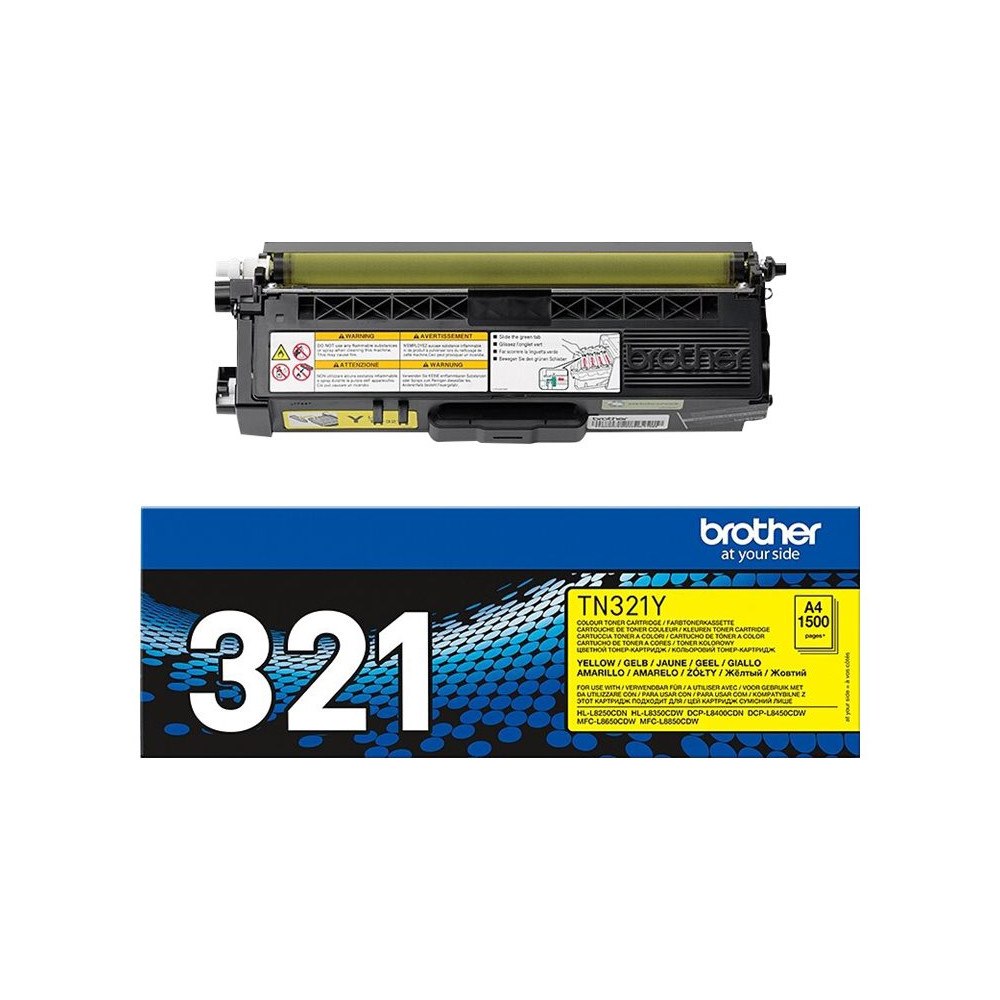 Brother Brother TN321Y - gul - original - tonerkassett