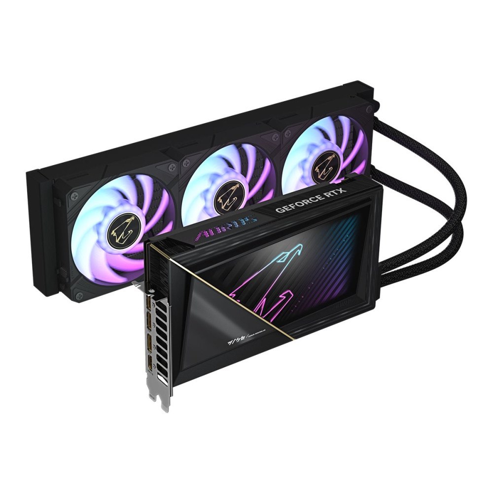Gigabyte AORUS GeForce RTX 5090 XTREME WATERFORCE 32G - OC Edition - grafikkort - GeForce RTX 5090 - 32 GB