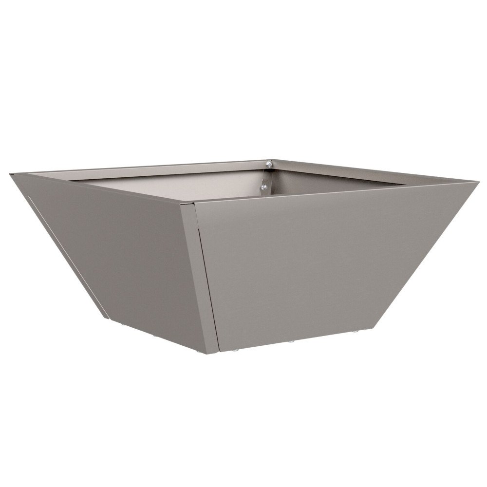 vidaXL Metallplanterare Väderbeständig stål 35 x 35 x 15 cm Hållbar