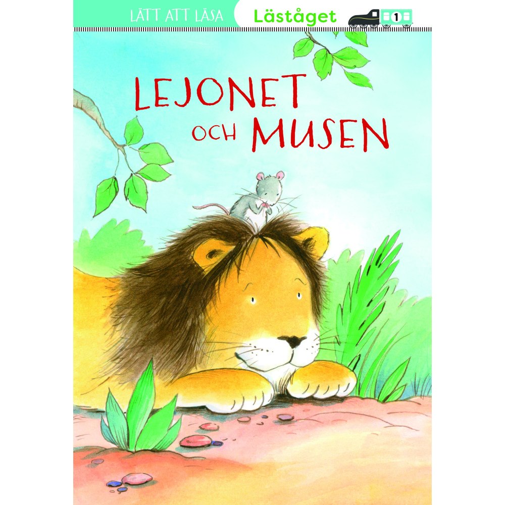 Tukan Förlag Lejonet och musen (läsnivå 1) (inbunden)