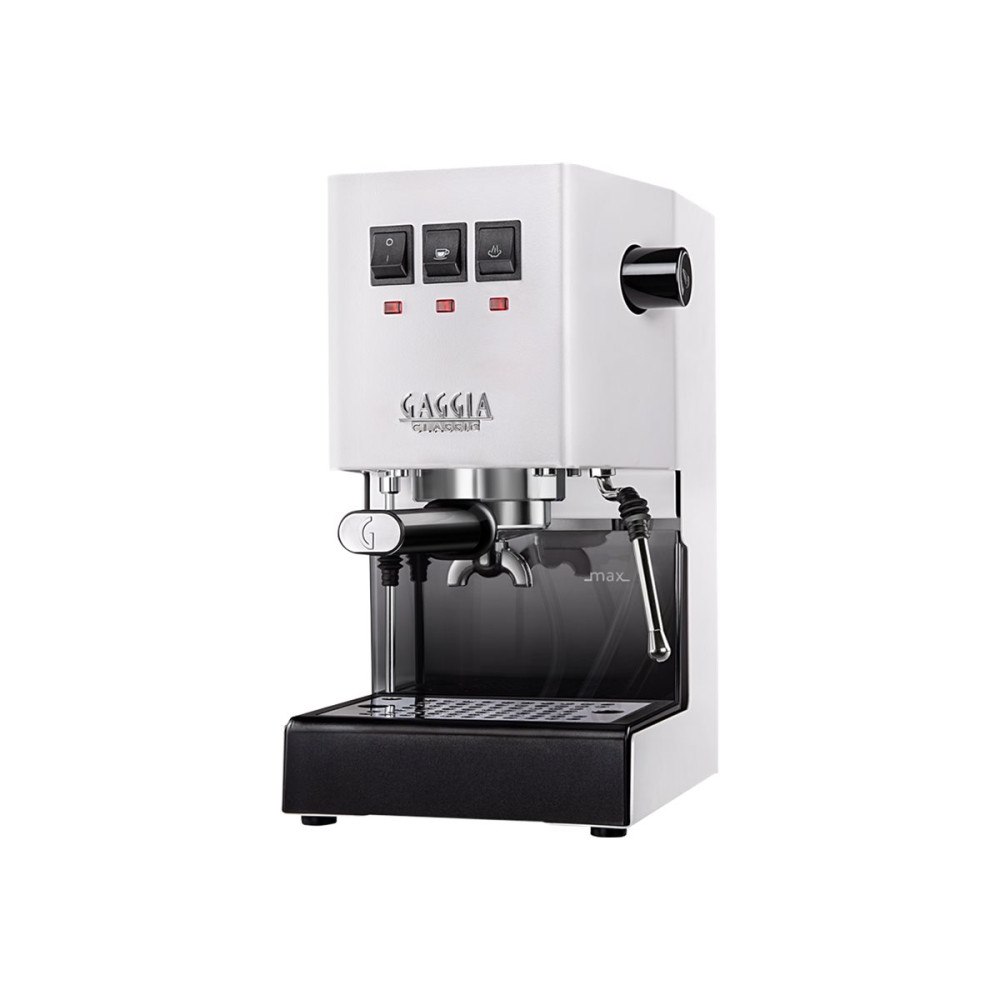 Gaggia Gaggia Classic E24 Color Vibes RI9481/13 - kaffemaskin med mjölkskummare - 15 bar - polarvit