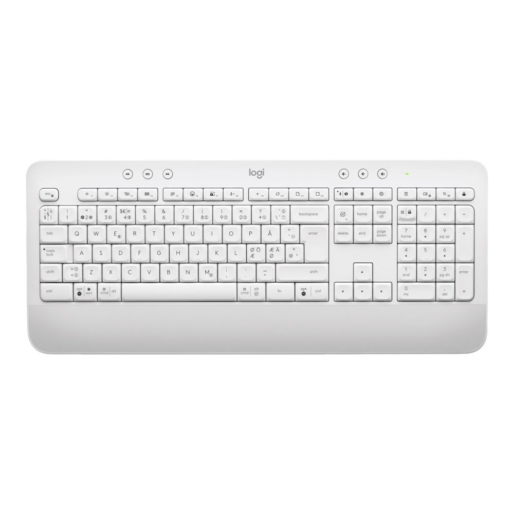 Logitech Logitech Signature K650 - tangentbord - QWERTY - nordiskt (danska/finska/norska/svenska) - offwhite Inmatningsenhet