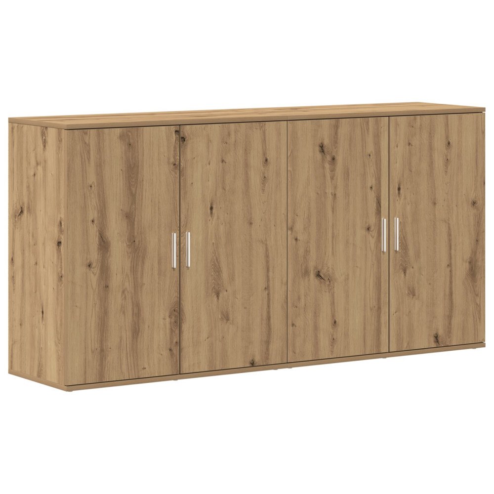 vidaXL Sideboards 2 pcs Artisan Ek 79x38x80 cm Konstruerat trä