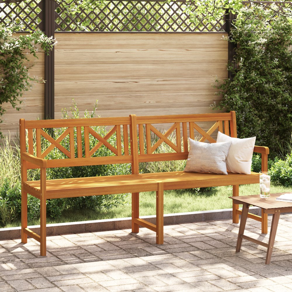 vidaXL Trädgårdsbänk 180x56x90 cm Solid Wood Acacia