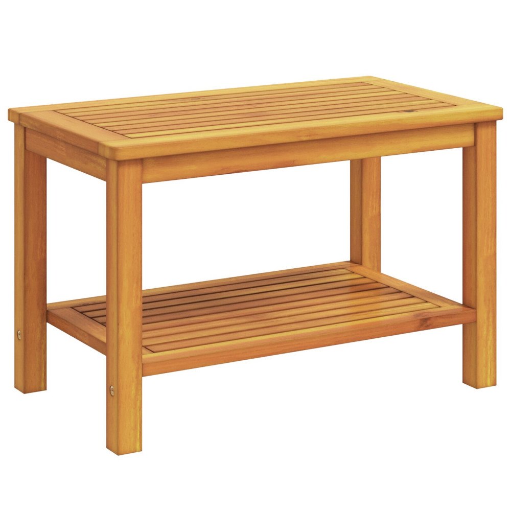 vidaXL Kaffe Bord 90x50x45 cm Massivt akacia trä