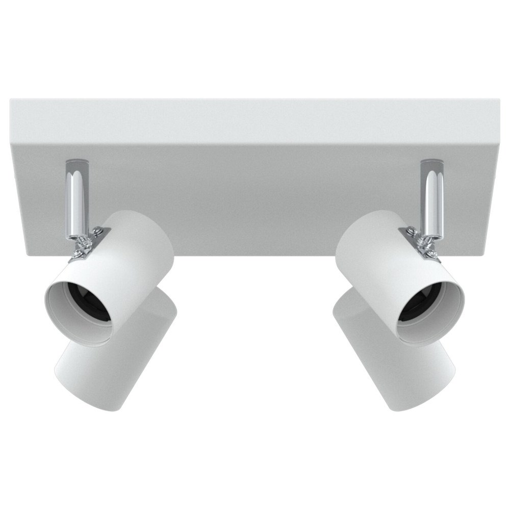 vidaXL Takspotlight 4 Vägs Justerbar Vit E27