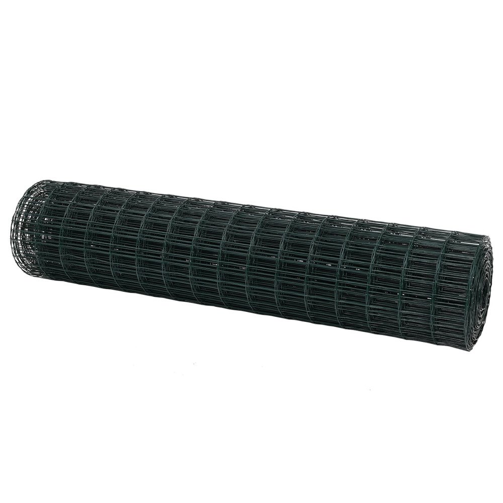 vidaXL Euro-staket Grön 1.4x10 m Stål
