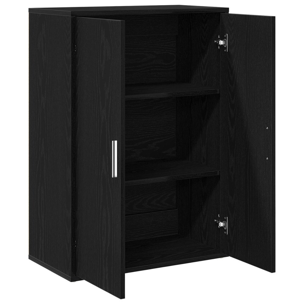 vidaXL Sideboard svart ek 60x31x84 cm konstruerat trä