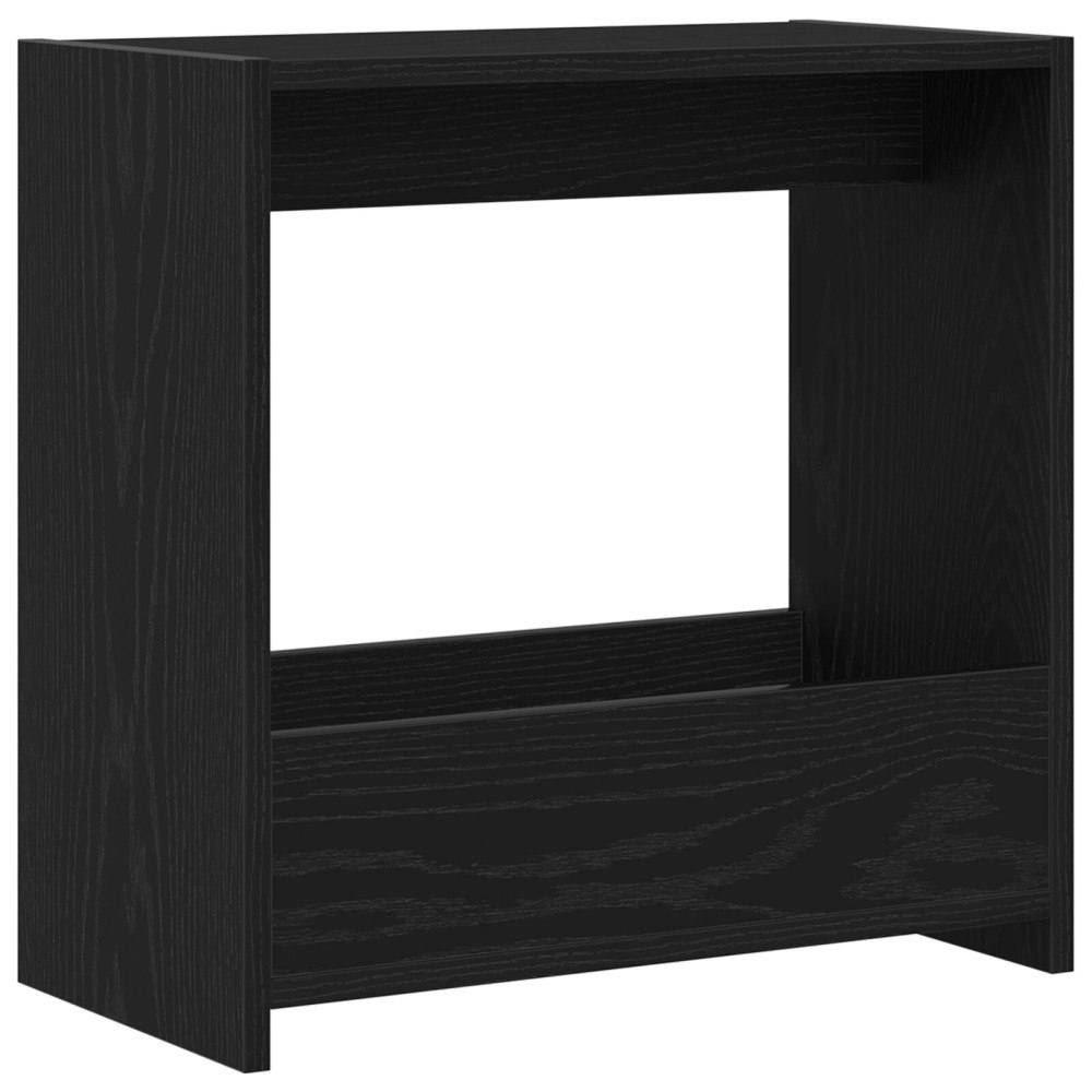 vidaXL Sidobord svart ek 50x26x50 cm konstruerat trä
