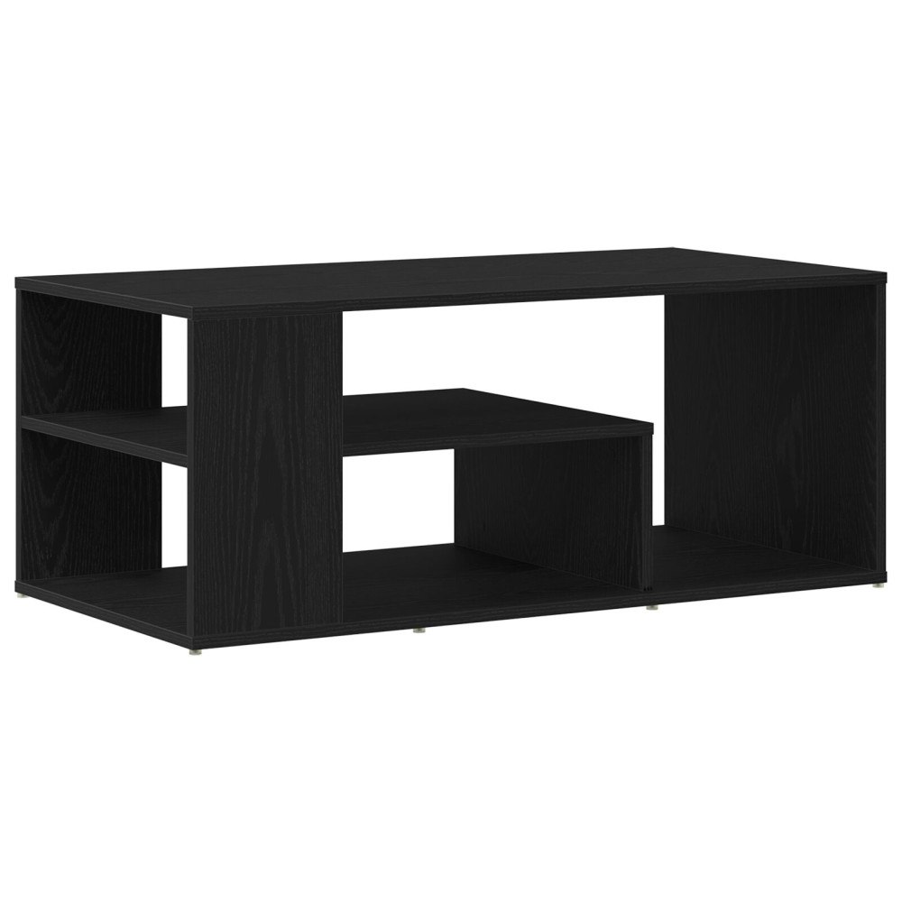 vidaXL Soffbord svart ek 100x50x40 cm konstruerat trä