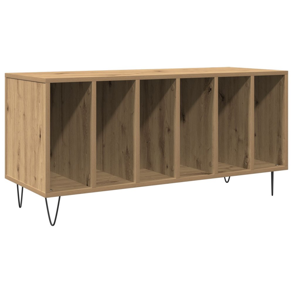 vidaXL Skåp för vinylskivor återvunnet trä 100x38x48 cm konstr. trä