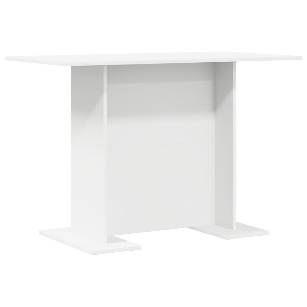 vidaXL Matbord vit 110x60x75 cm konstruerat trä