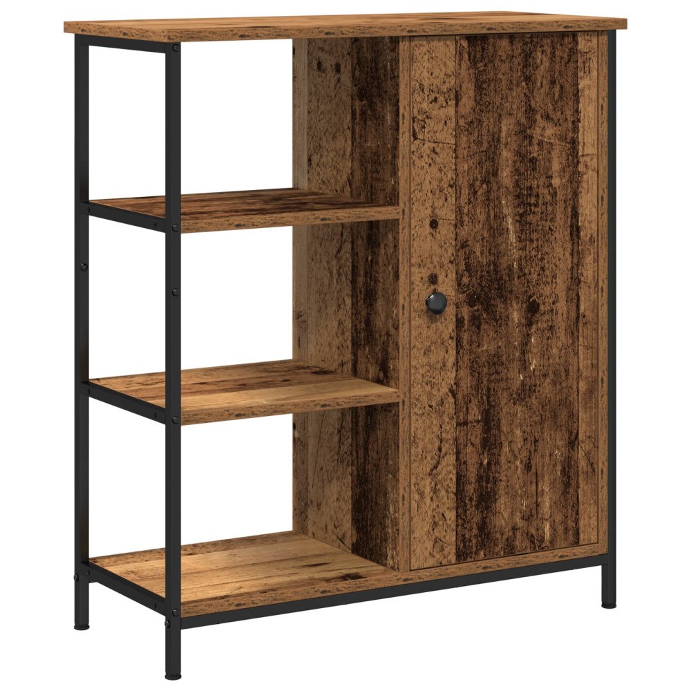 vidaXL Sideboard Gamla trä 70x30x80 cm Ingenjörsträ