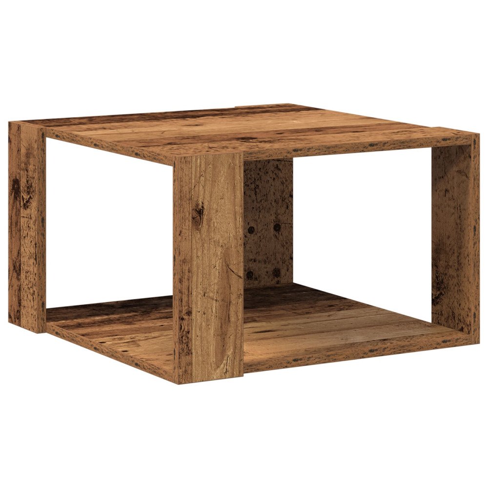 vidaXL Kaffeebord Gamla trä 51.5x51.5x30 cm Trä
