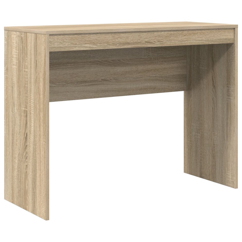 vidaXL Skrivbord Sonoma ek Konstruerat trä 100 x 40 x 76 cm Enkelt