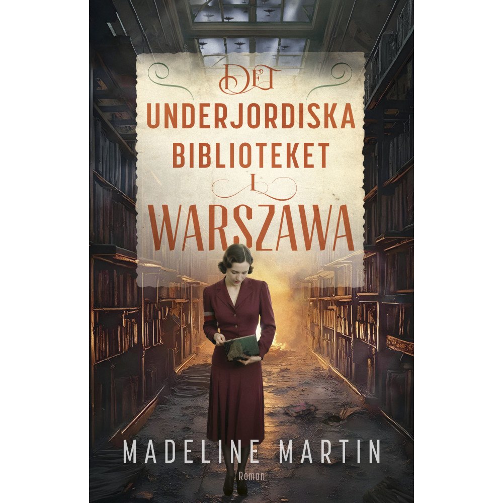 Madeline Martin Det underjordiska biblioteket i Warszawa (inbunden)