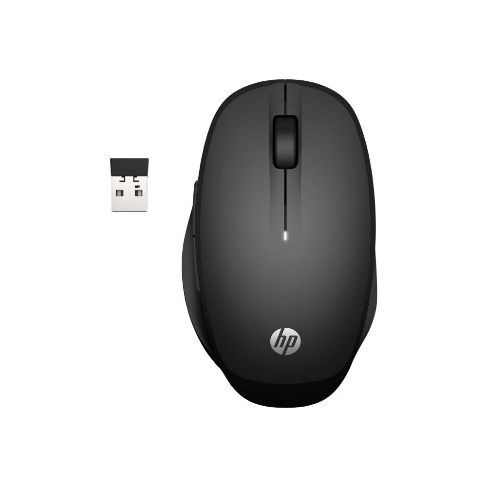 Hewlett-Packard HP Dual Mode - mus - Bluetooth, 2.4 GHz - svart