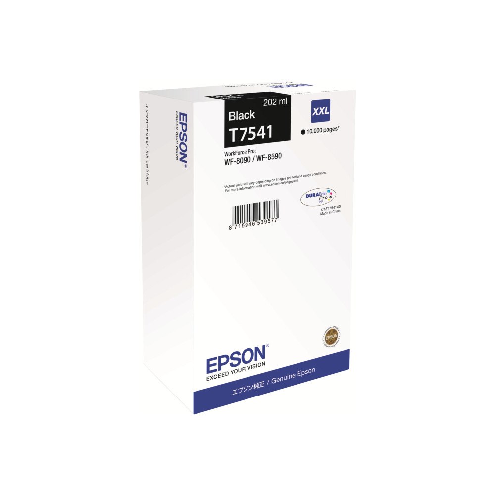 EPSON Epson T7541 - XXL-storlek - svart - original - bläckpatron