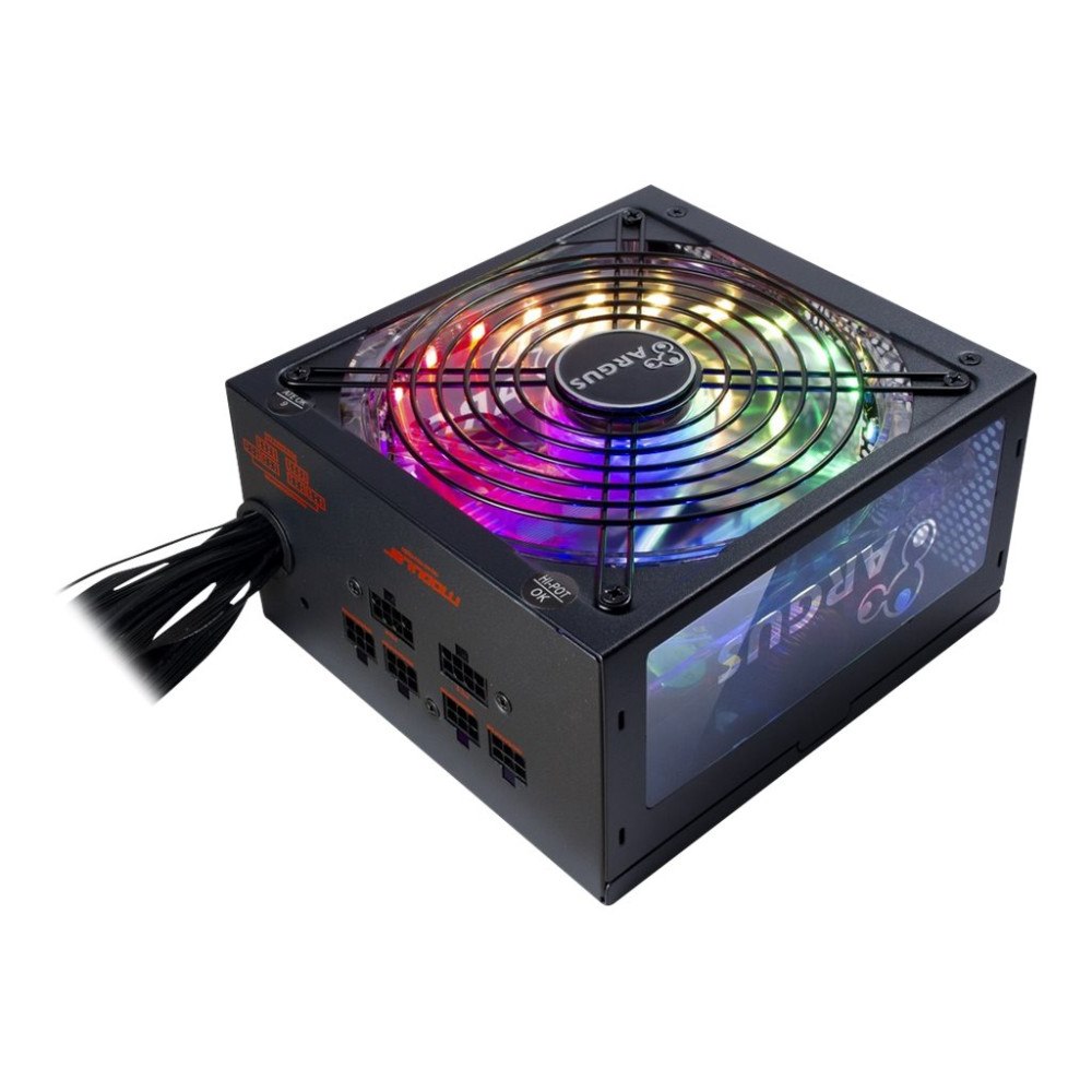 Inter-Tech Argus RGB-650W CM II - nätaggregat - 650 Watt
