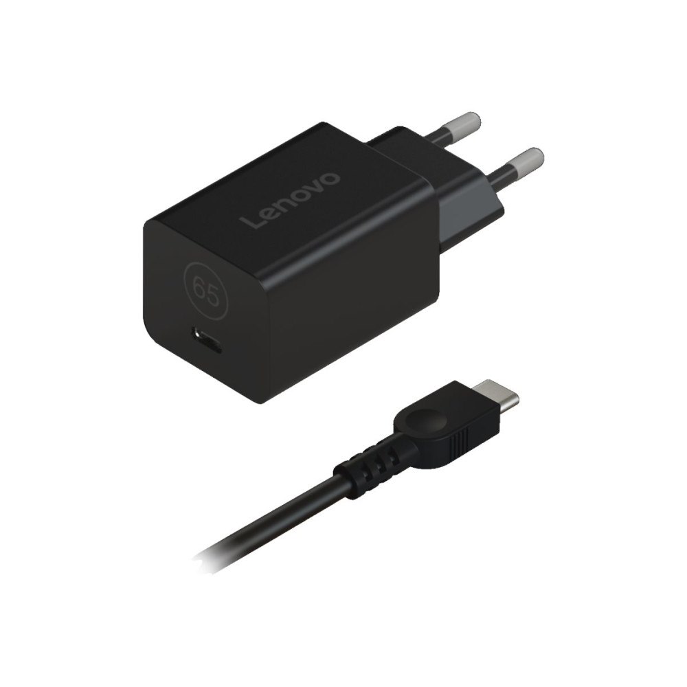 Lenovo Lenovo Nano strömadapter - GaN - 24 pin USB-C - 65 Watt