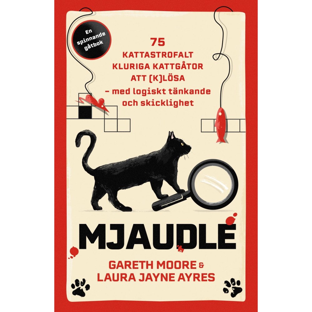 Gareth Moore Mjaudle: 75 kattastrofalt kluriga kattgåtor att (k)lösa (bok, flexband)