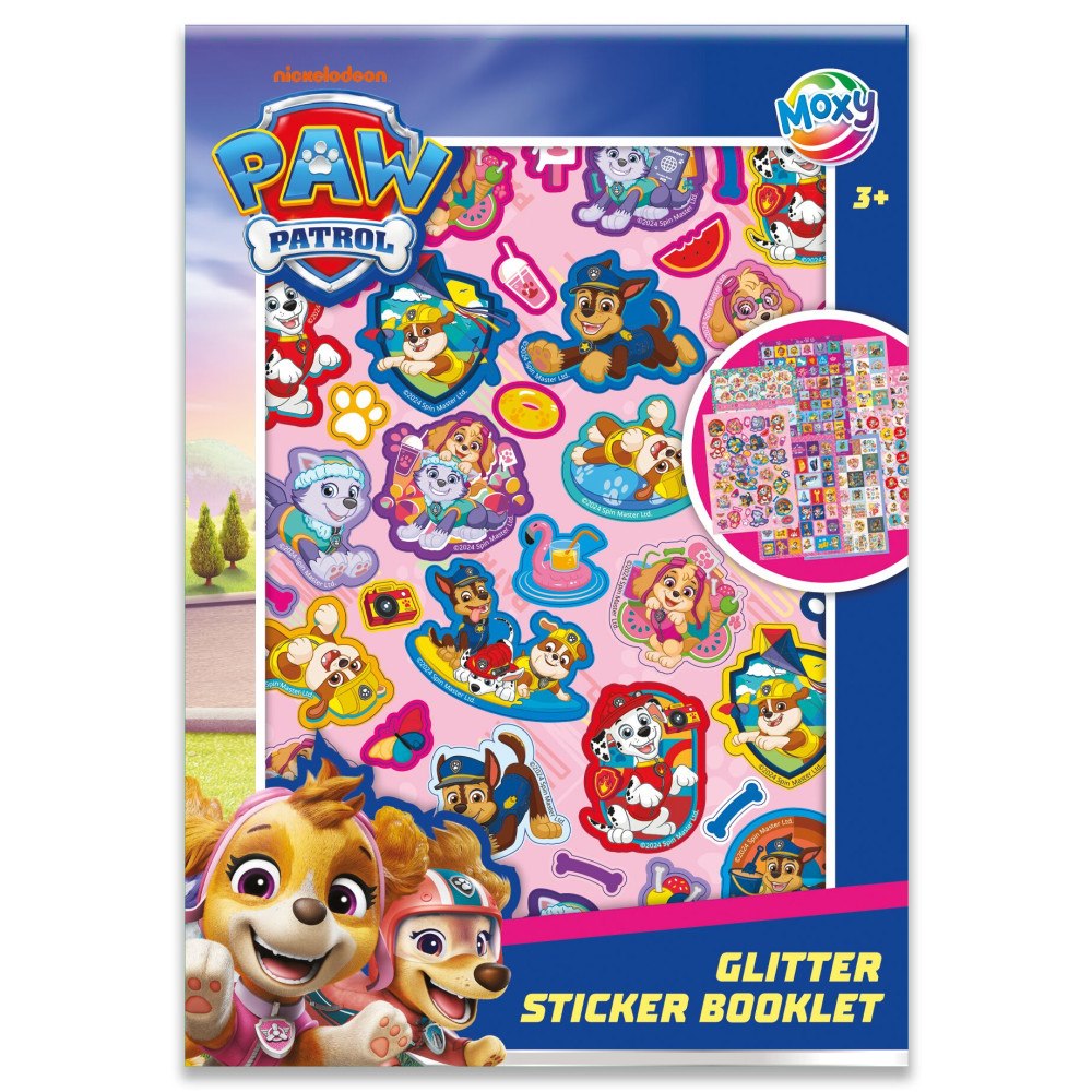 Legind A/S Paw Patrol klistermärken med glitter : 8 ark, A5