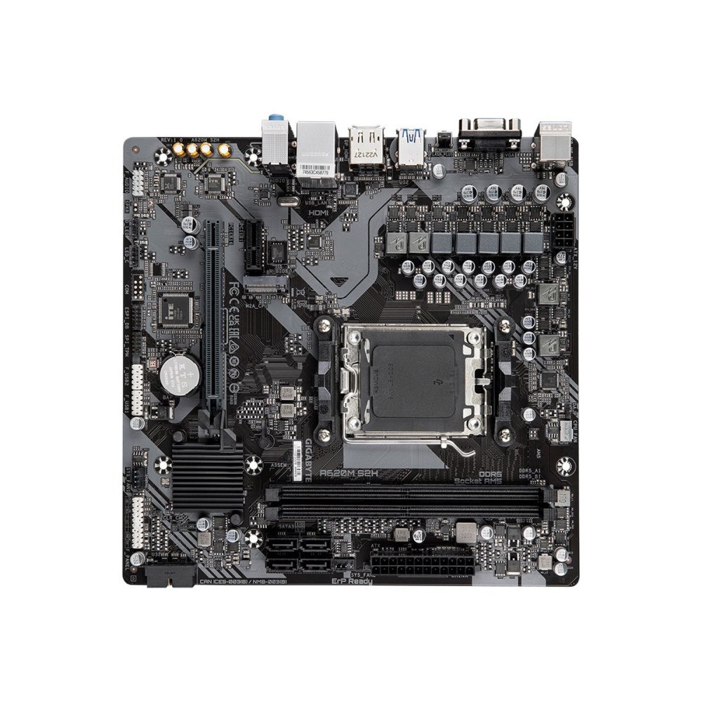 Gigabyte Gigabyte A620M S2H - moderkort - micro ATX - Socket AM5 - AMD A620