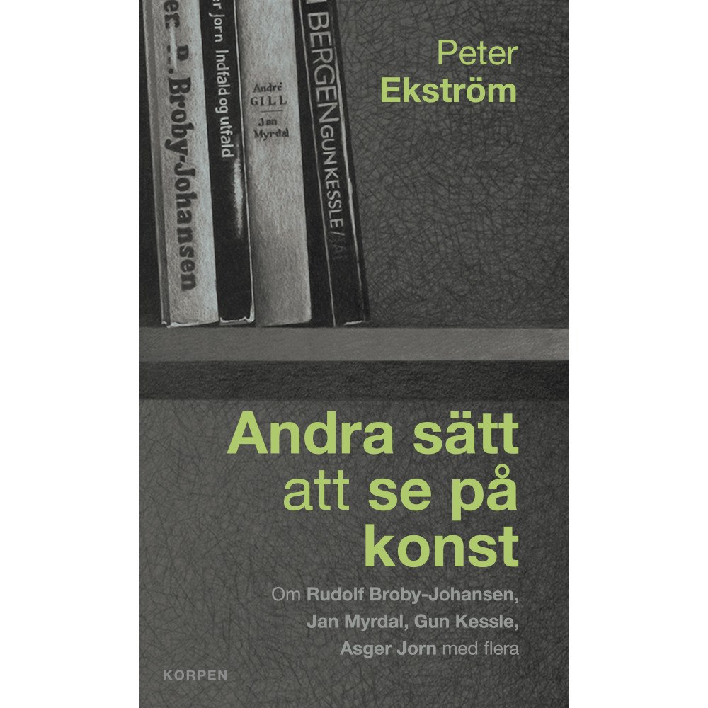 Peter Ekström Sätt att se på konst : om Rudolf Broby-Johansen, Jan Myrdal, Gun Kessle, Asg (bok, danskt band)