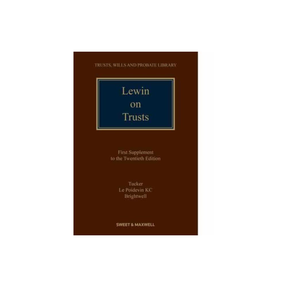 Sweet & Maxwell Ltd Lewin on Trusts (häftad, eng)