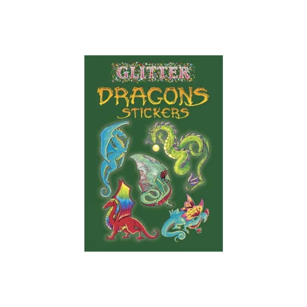 Dover publications inc. Glitter Dragons Stickers