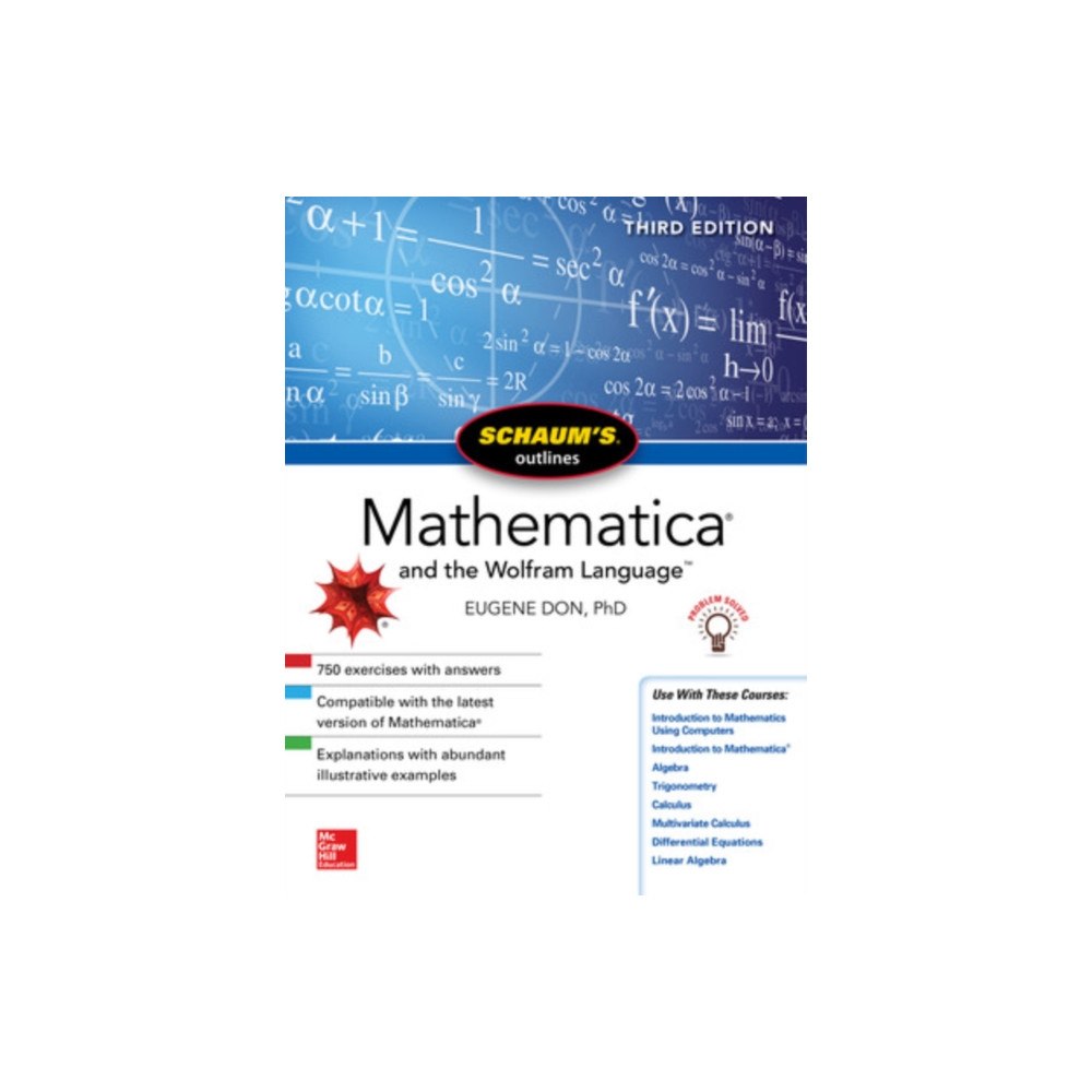 McGraw-Hill Education Schaum's Outline of Mathematica, Third Edition (häftad, eng)