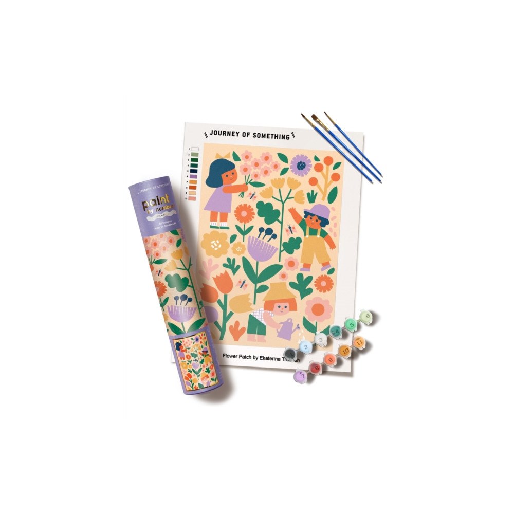 Hinkler Books Kids Paint by Numbers: Flower Patch