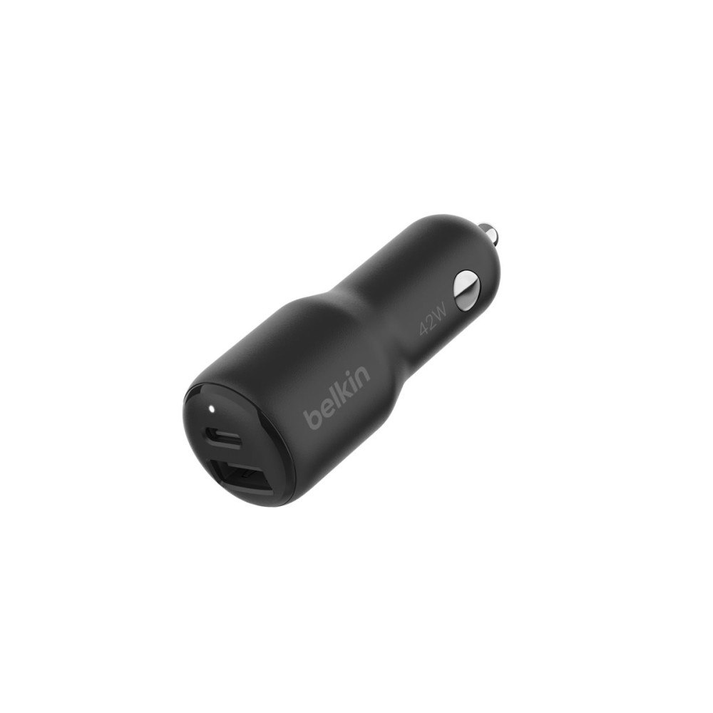 Belkin Belkin BoostCharge strömadapter för bil - USB, 24 pin USB-C - 42 Watt