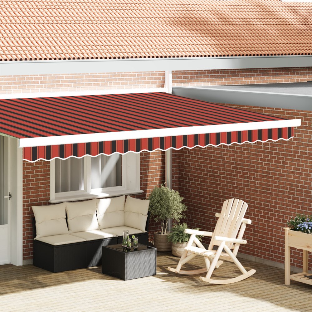 vidaXL markis valance för 4.5 m ram Multicolor 4.3x0.2 m