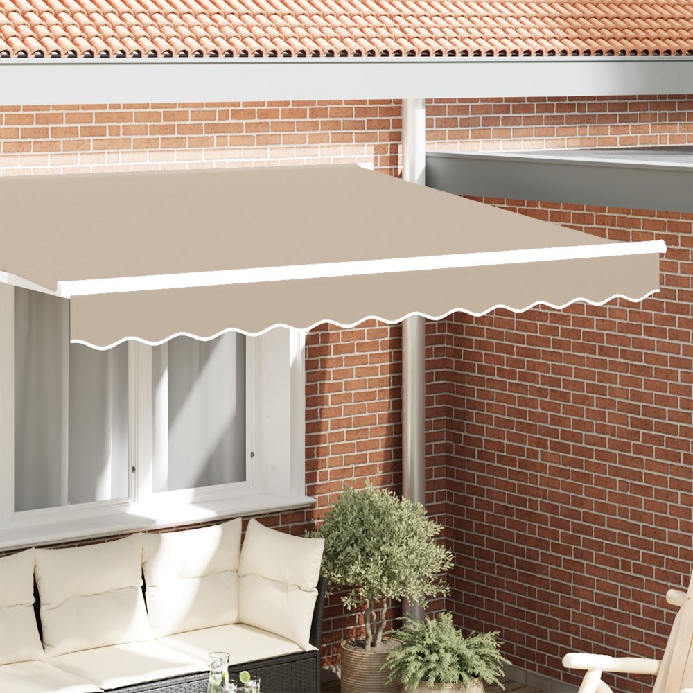 vidaXL markisvalance för 3 m ram Beige 2.8x0.2 m