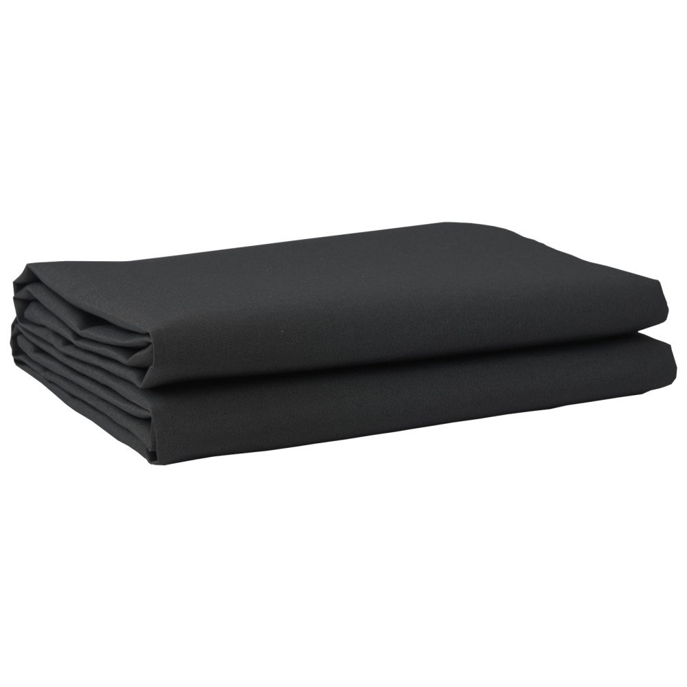 vidaXL Markis Tyg Svart 10x1.6 m