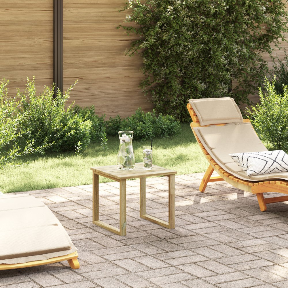 vidaXL Solsängsbord 40x40x36 cm Impregnerat Furu