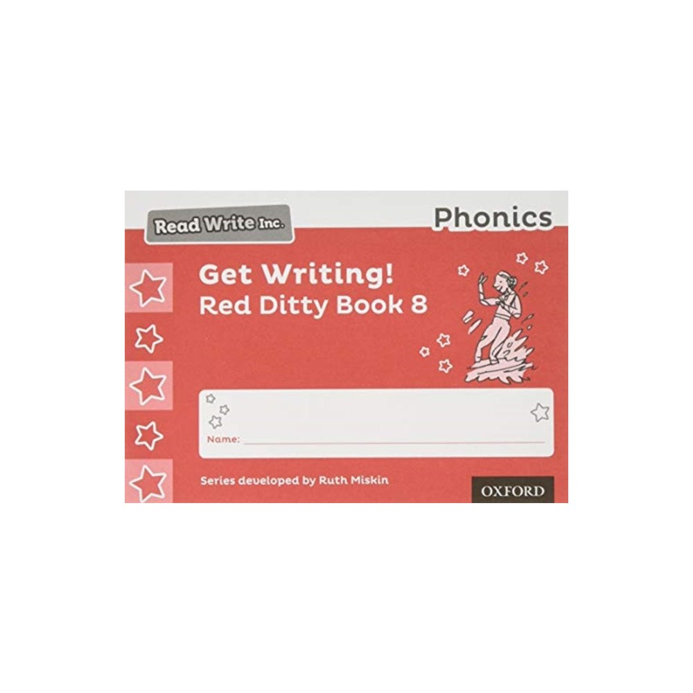 Oxford University Press Read Write Inc. Phonics: Get Writing! Red Ditty Book 8 Pack of 10 (häftad, eng)