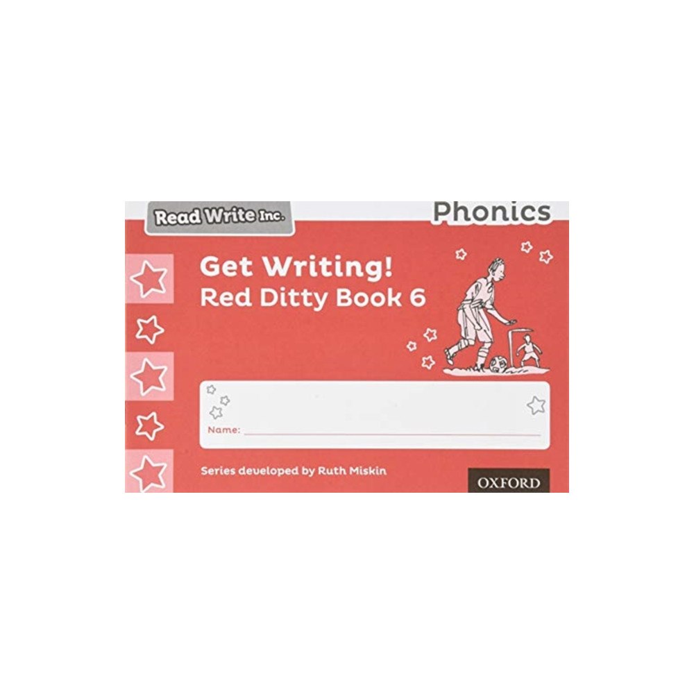 Oxford University Press Read Write Inc. Phonics: Get Writing! Red Ditty Book 6 Pack of 10 (häftad, eng)