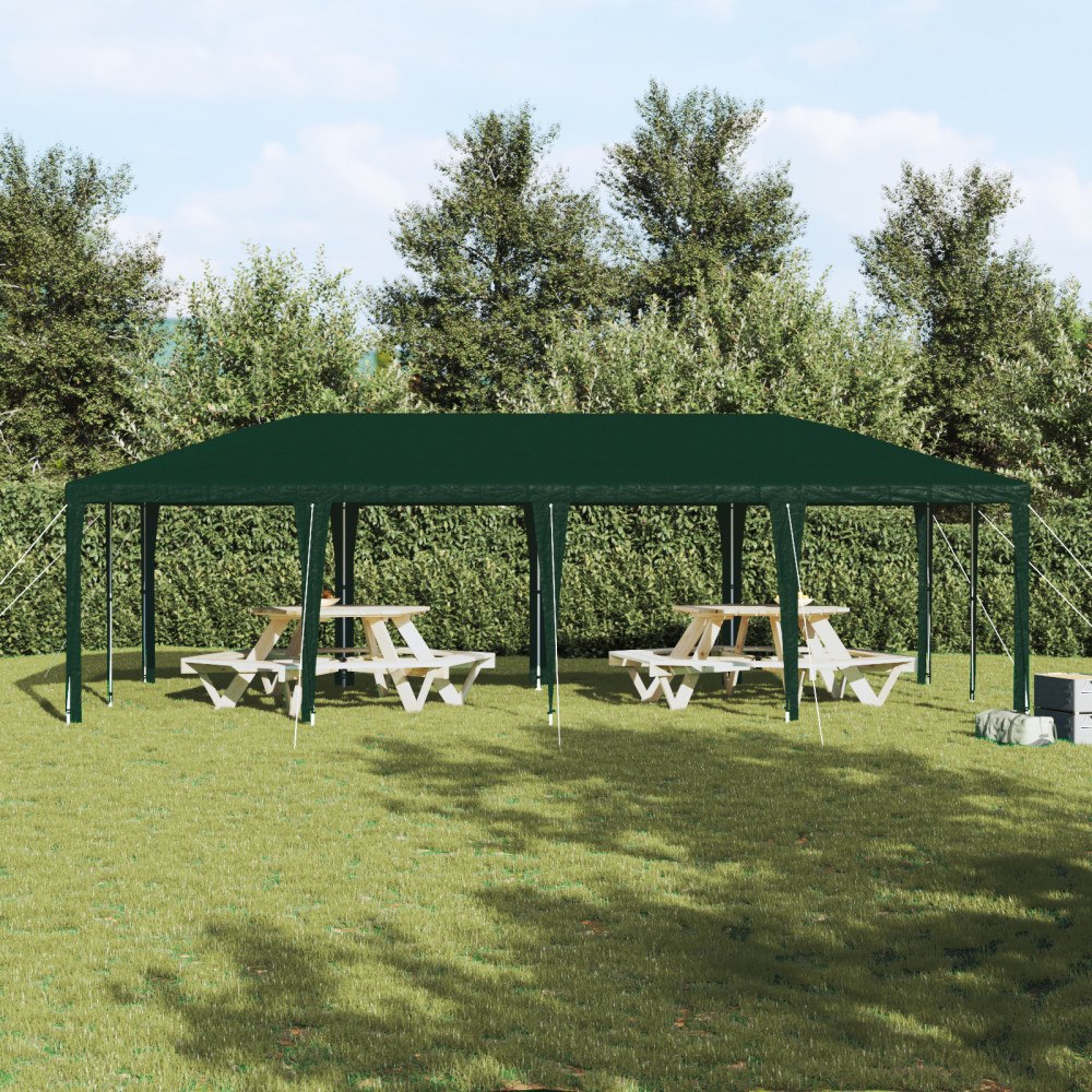 vidaXL Partytält Grön 8x4 m PE