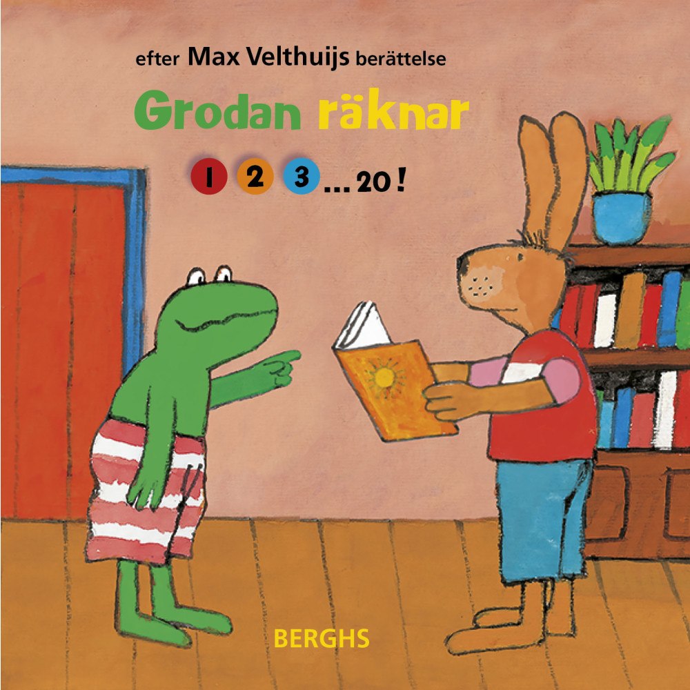 Berghs Grodan räknar (bok, board book)