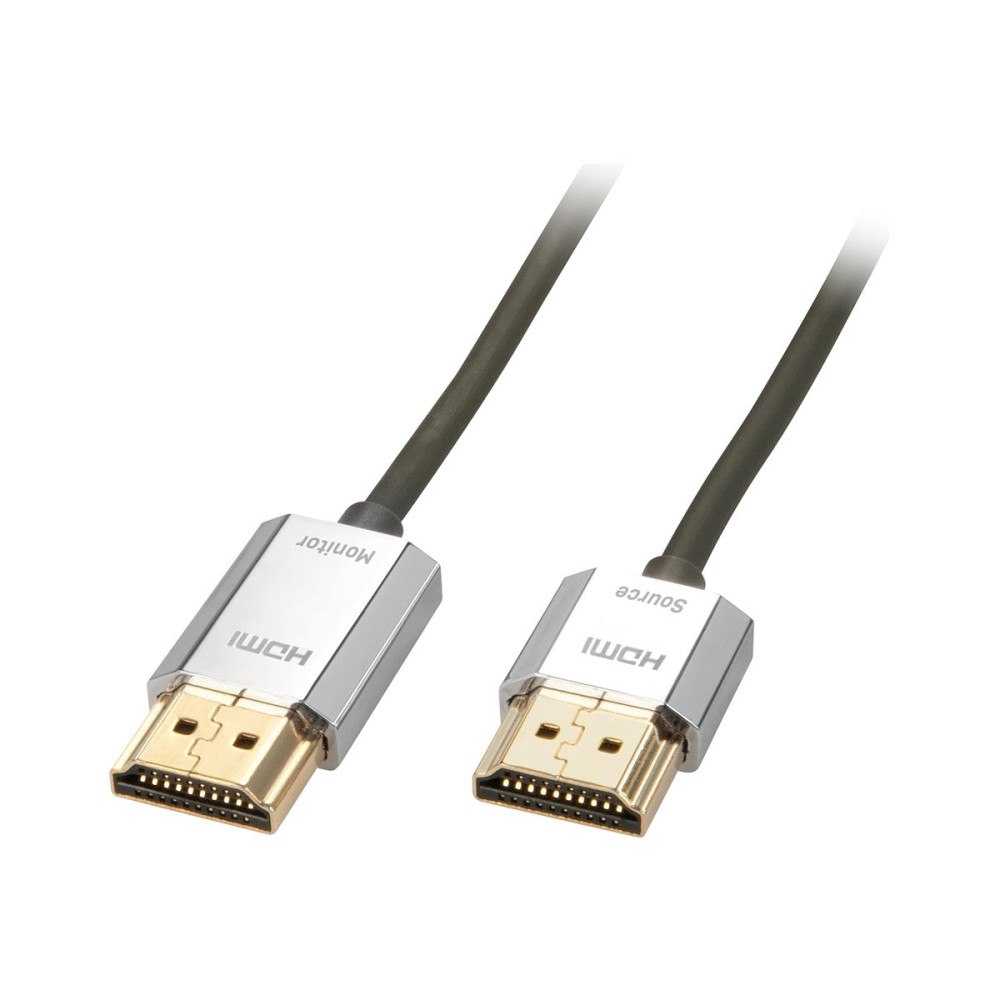 Lindy Lindy CROMO Slim High Speed HDMI Cable with Ethernet - HDMI-kabel med Ethernet - 4.5 m