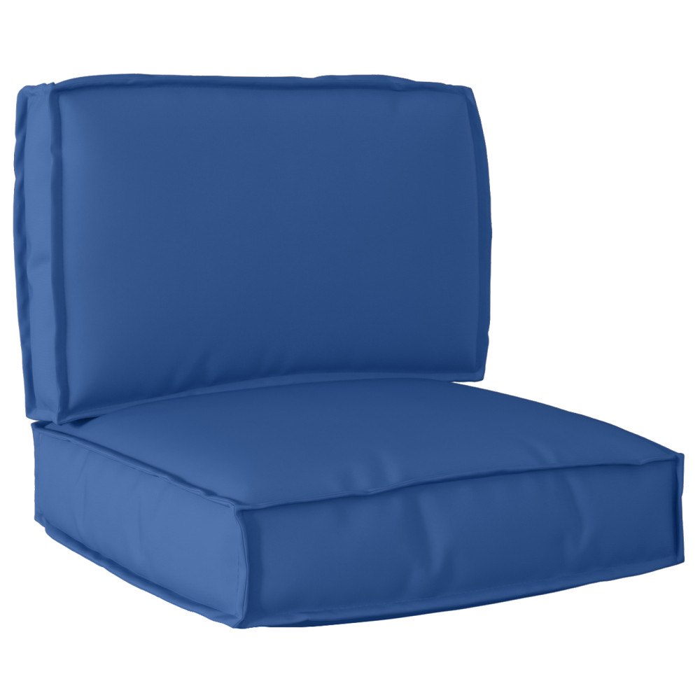 vidaXL 2-delade Pallkuddar Set Konungslila Oxford Tyg