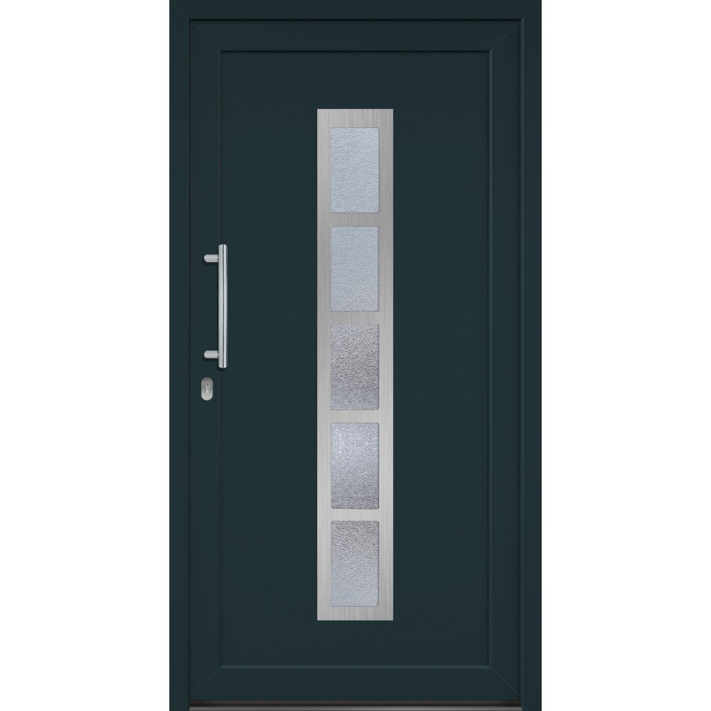 vidaXL Hem Dörrar vit/anthracite 1.2mm stål - 350mm handtag i rostfritt stål