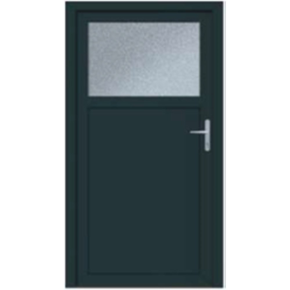 vidaXL Hemdörrar vit/antracit 1.2mm stål