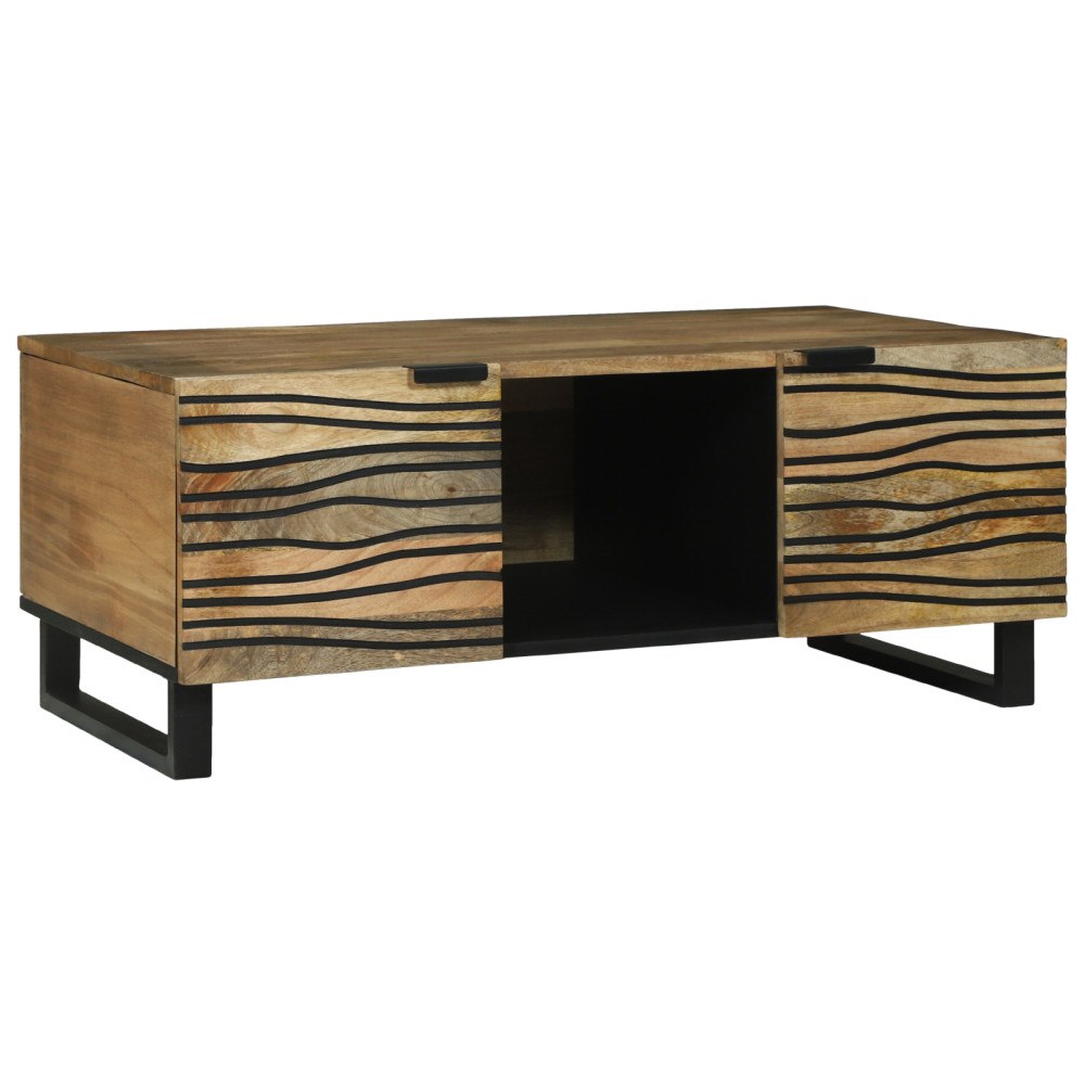 vidaXL Kaffe Bord 100x54x40 cm Massivt Mango Trä