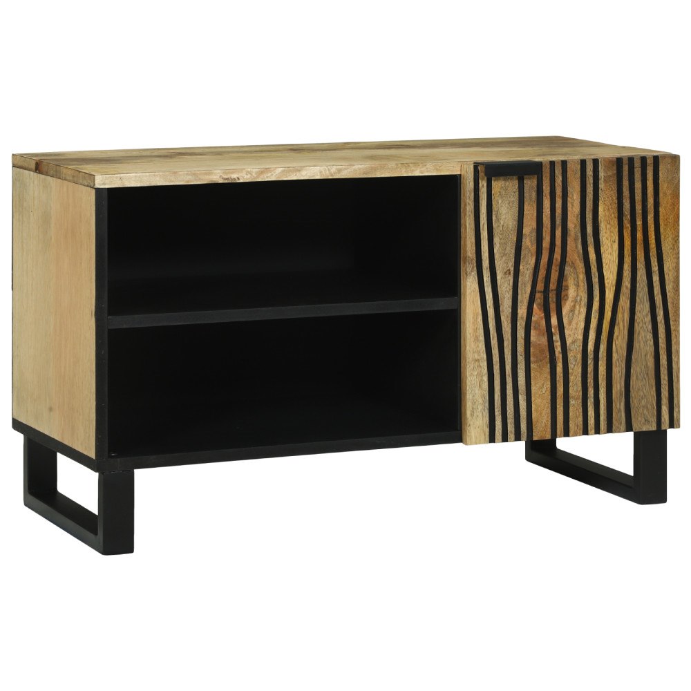 vidaXL TV-skåp 80x31.5x46 cm Massivt Trä Mangoträd och Ingenjörsträ