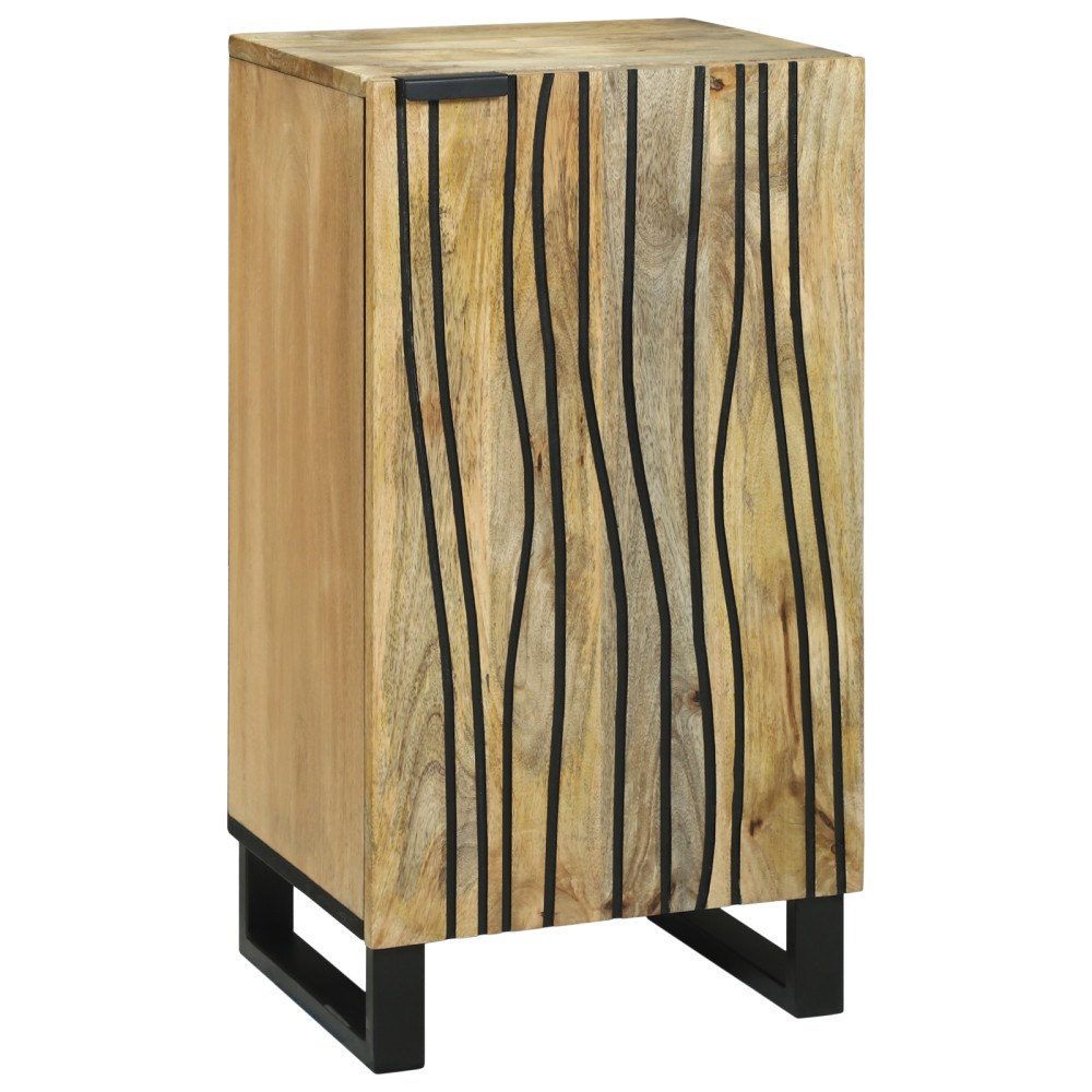 vidaXL Skåp 40x33.5x75 cm Massivt Mangoträ